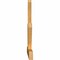 Ekena Millwork Saratoga Rough Sawn Timber Gable Bracket, Western Red Cedar, 96"W x 32"H x 2"D x 4"F, 8/12 Pitch GBW096X32X0204SAR00RWR - alternate 3